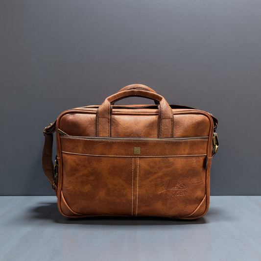 PREMIUM LEATHER FINISH LAPTOP BAG