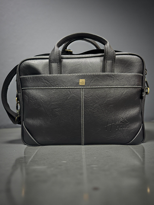 PREMIUM LEATHER FINISH LAPTOP BAG