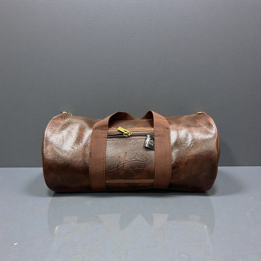 PREMIUM LEATHER FINISH GYM BAG