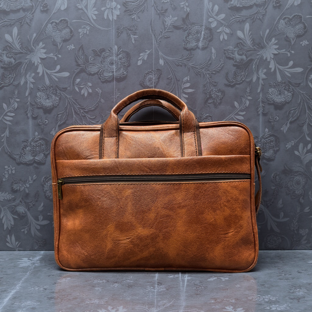 PREMIUM LEATHER FINISH LAPTOP BAG