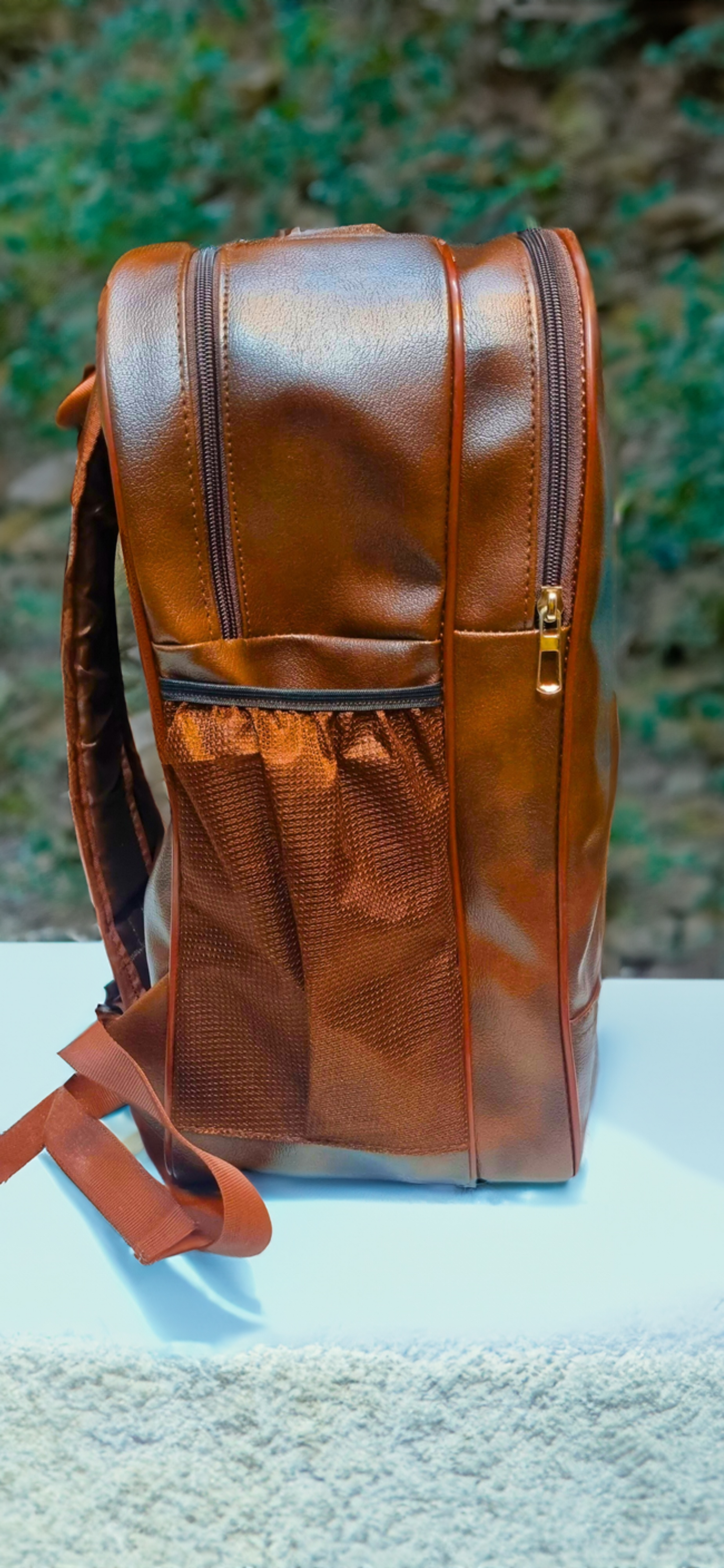 STYLISH LEATHER FINISH BACKPACK