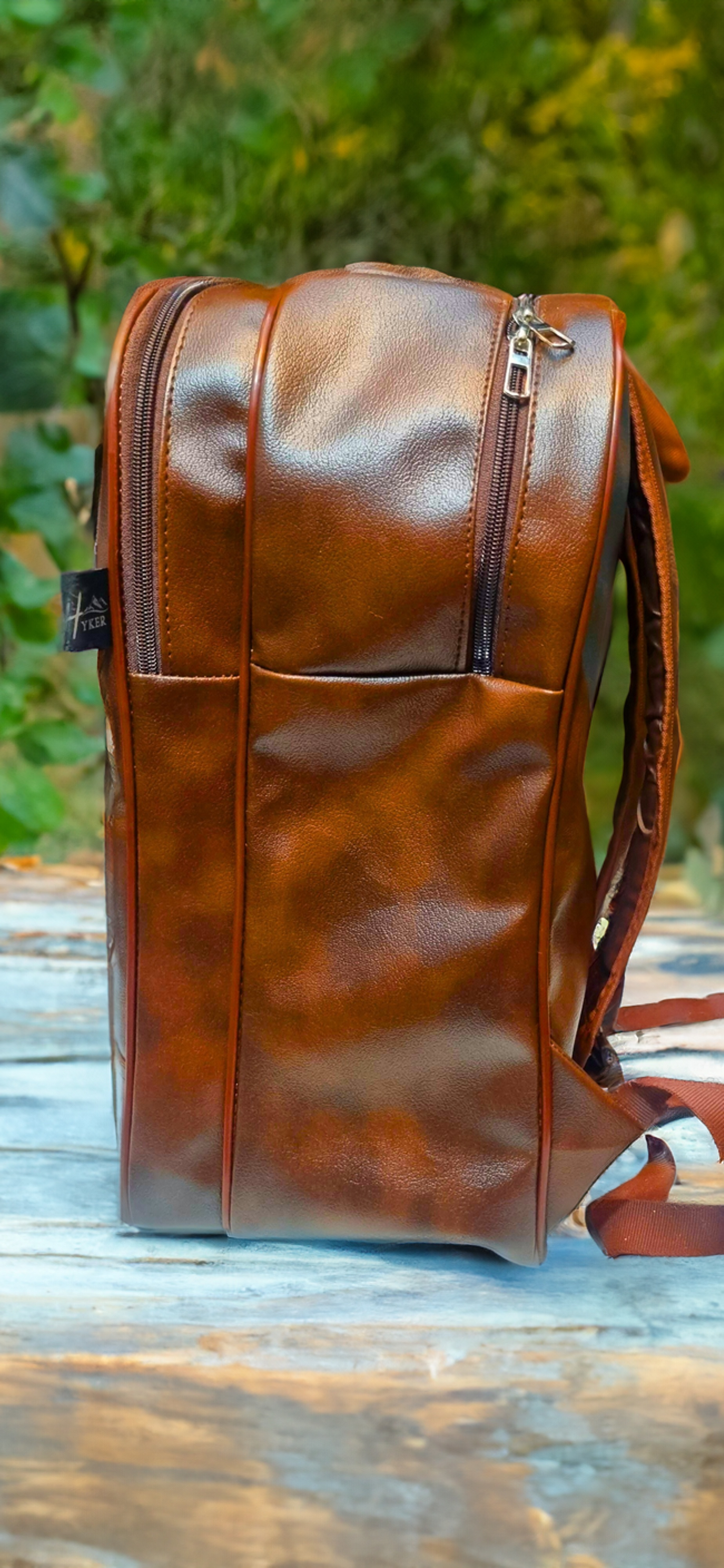 STYLISH LEATHER FINISH BACKPACK