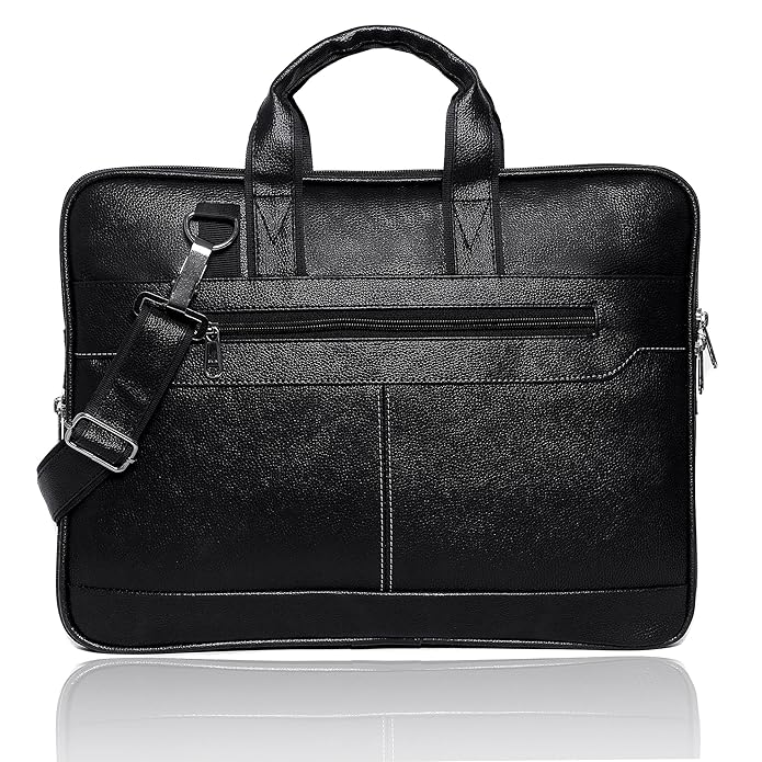 Men's Leather Finish Laptop & Shoulder Bag