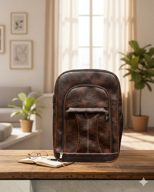 PREMIUM LEATHER FINISH BACKPACK